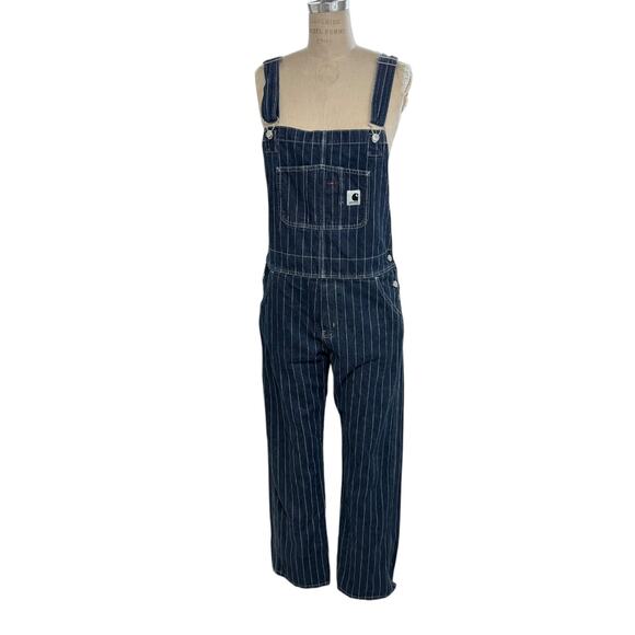 Carhartt WIP Denim - Carhartt WIP Overalls Size M Denim Stripe Orlean Bib Overalls Straight